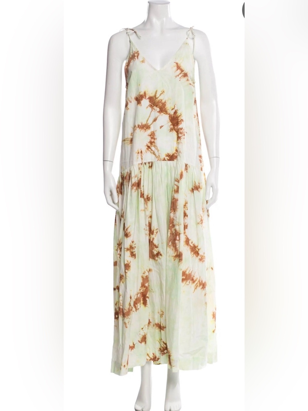 SWF Escapism Tie-Dye Maxi Dress - Maldivian Green